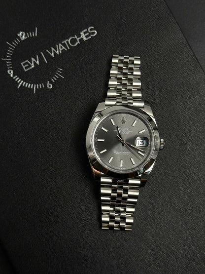 Rolex Datejust 41 126300 Grey Index Jubilee 2026