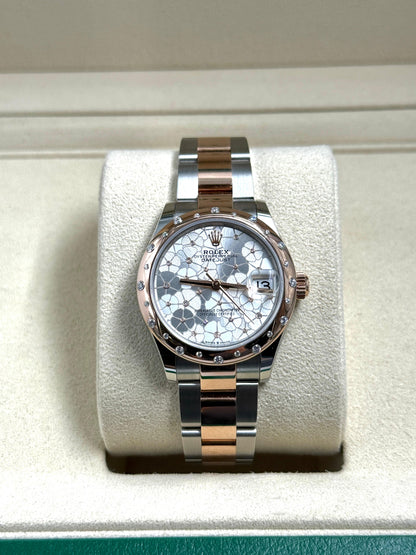 Rolex Datejust 31 278341RBR Silver Flower Oyster 2025