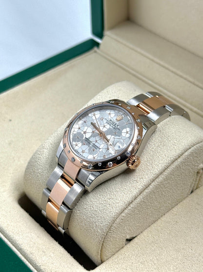 Rolex Datejust 31 278341RBR Silver Flower Oyster 2025