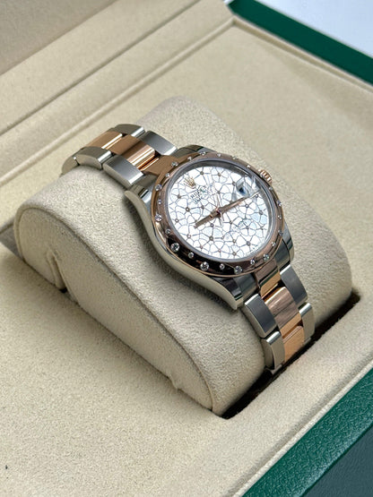 Rolex Datejust 31 278341RBR Silver Flower Oyster 2025