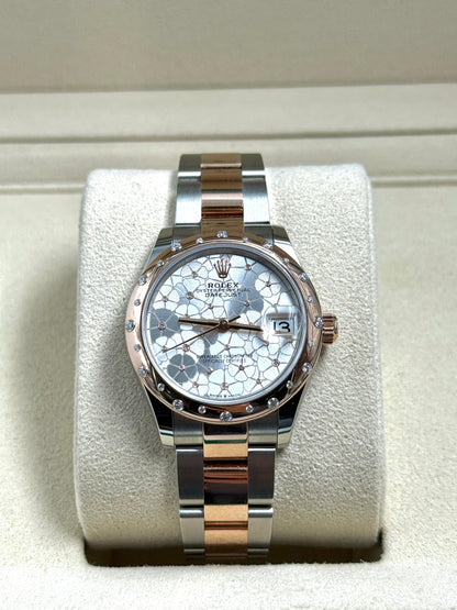 Rolex Datejust 31 278341RBR Silver Flower Oyster 2025