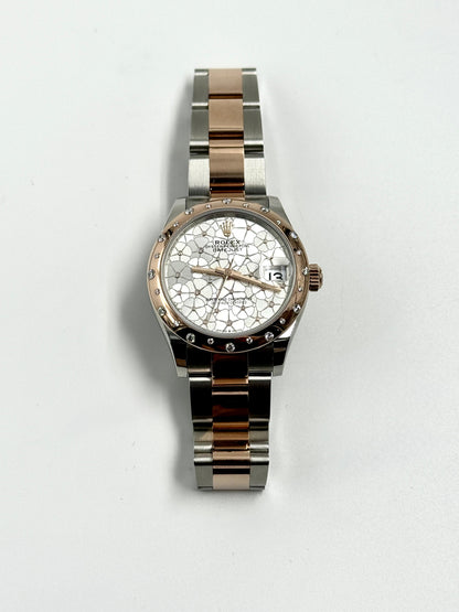 Rolex Datejust 31 278341RBR Silver Flower Oyster 2025