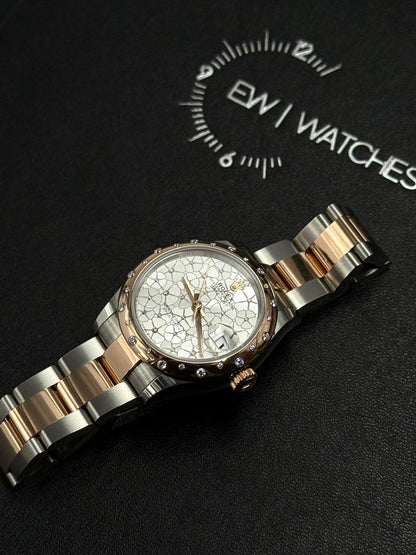 Rolex Datejust 31 278341RBR Silver Flower Oyster 2025