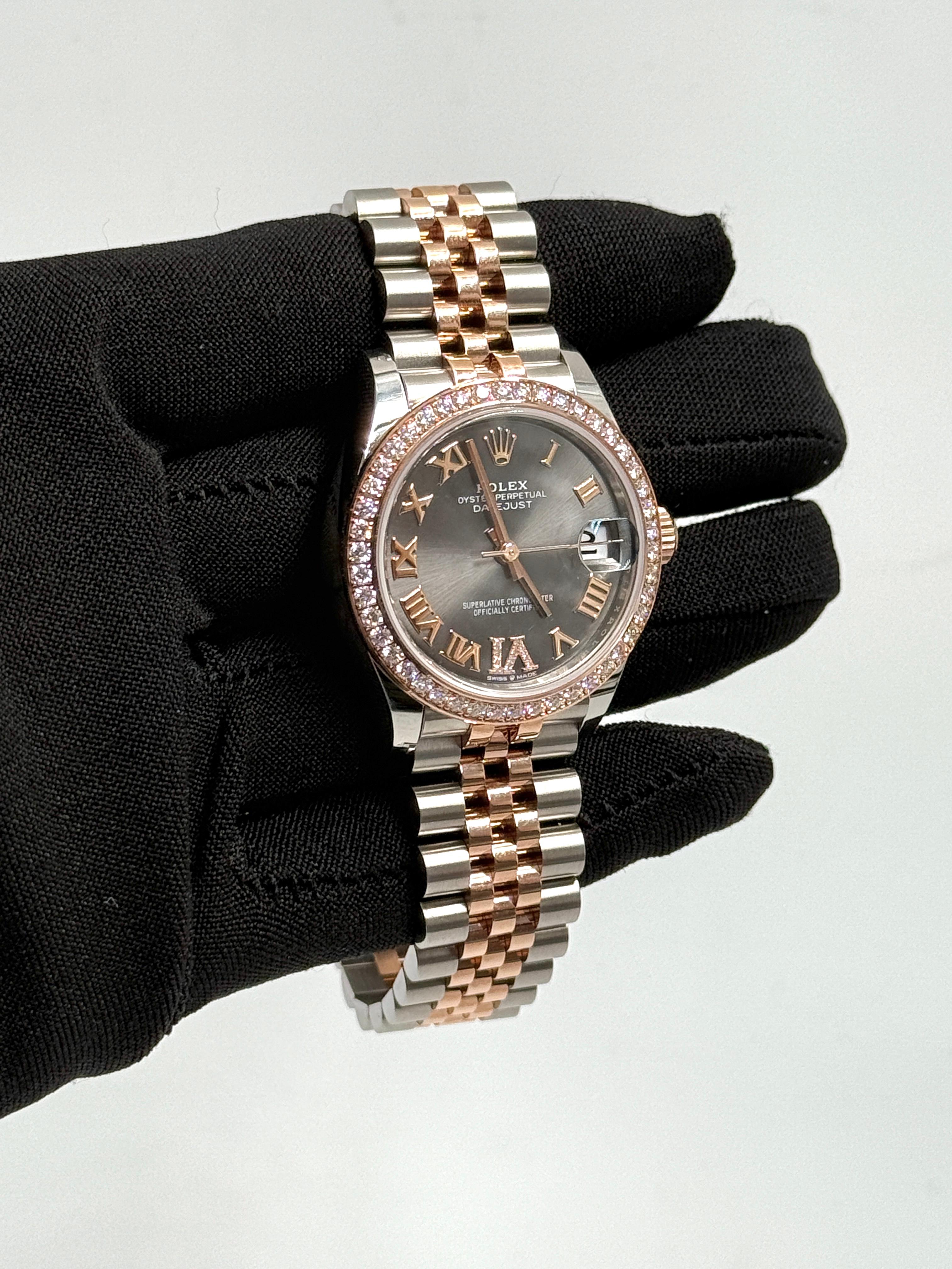 Rolex Datejust 31 278381RBR Grey VIIX Jubilee