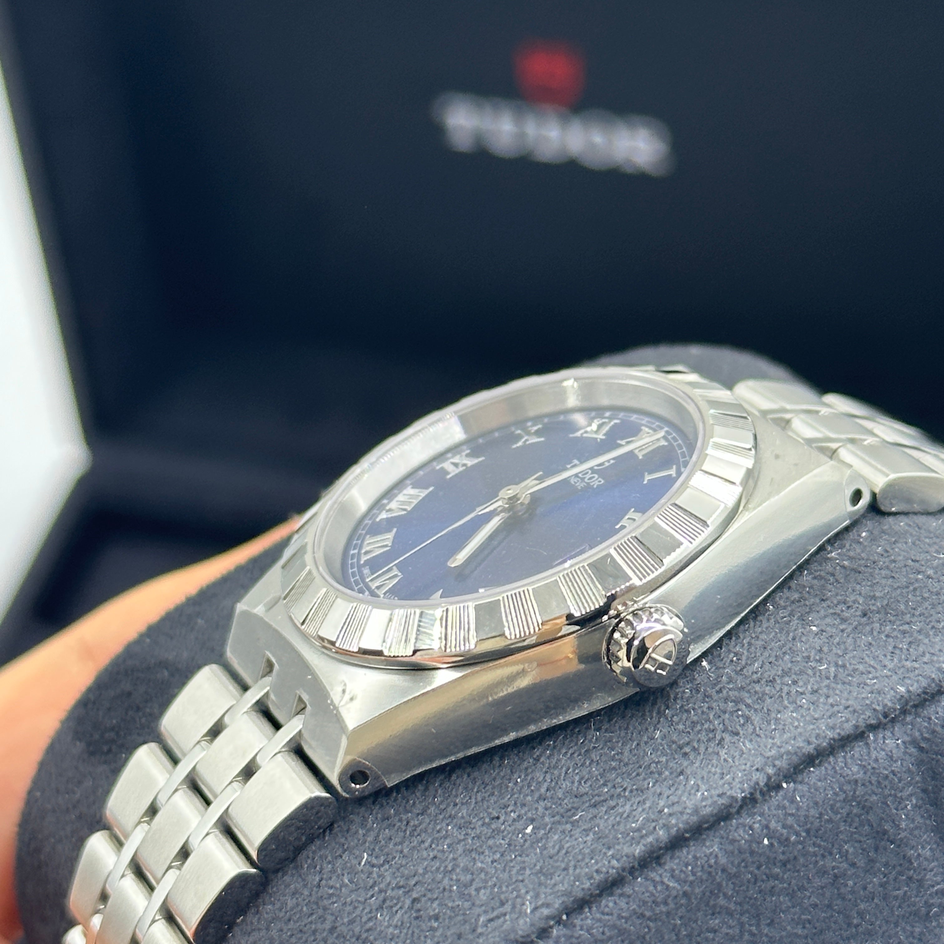 Tudor Royal 34mm 28400-0006 Blue Roman Steel 2023 – EW Watches