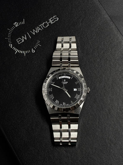 Tudor Royal M28600-0003 Black Roman