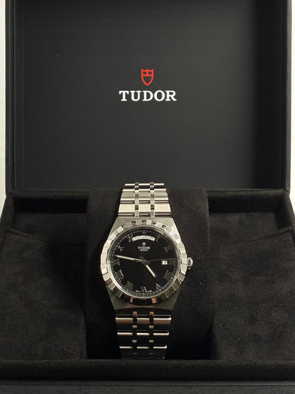 Tudor Royal M28600-0003 Black Roman