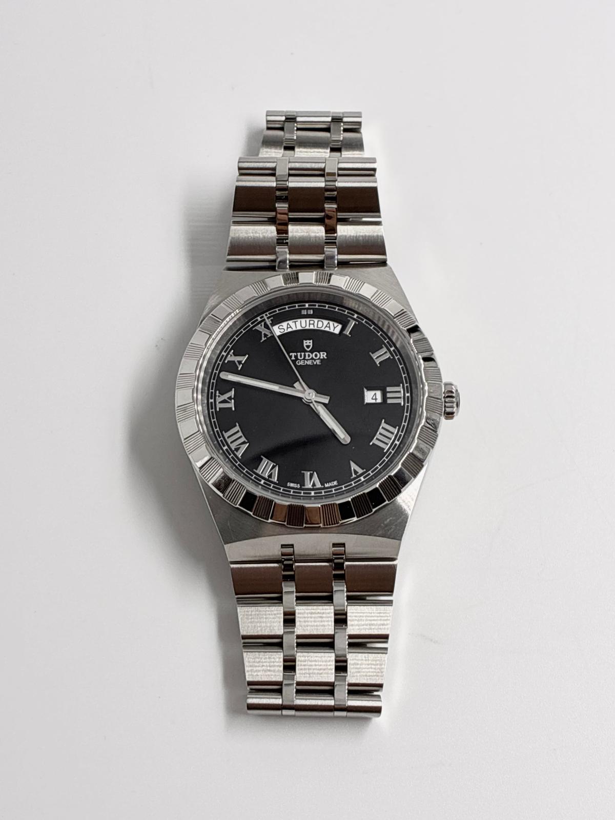 Tudor Royal M28600-0003 Black Roman