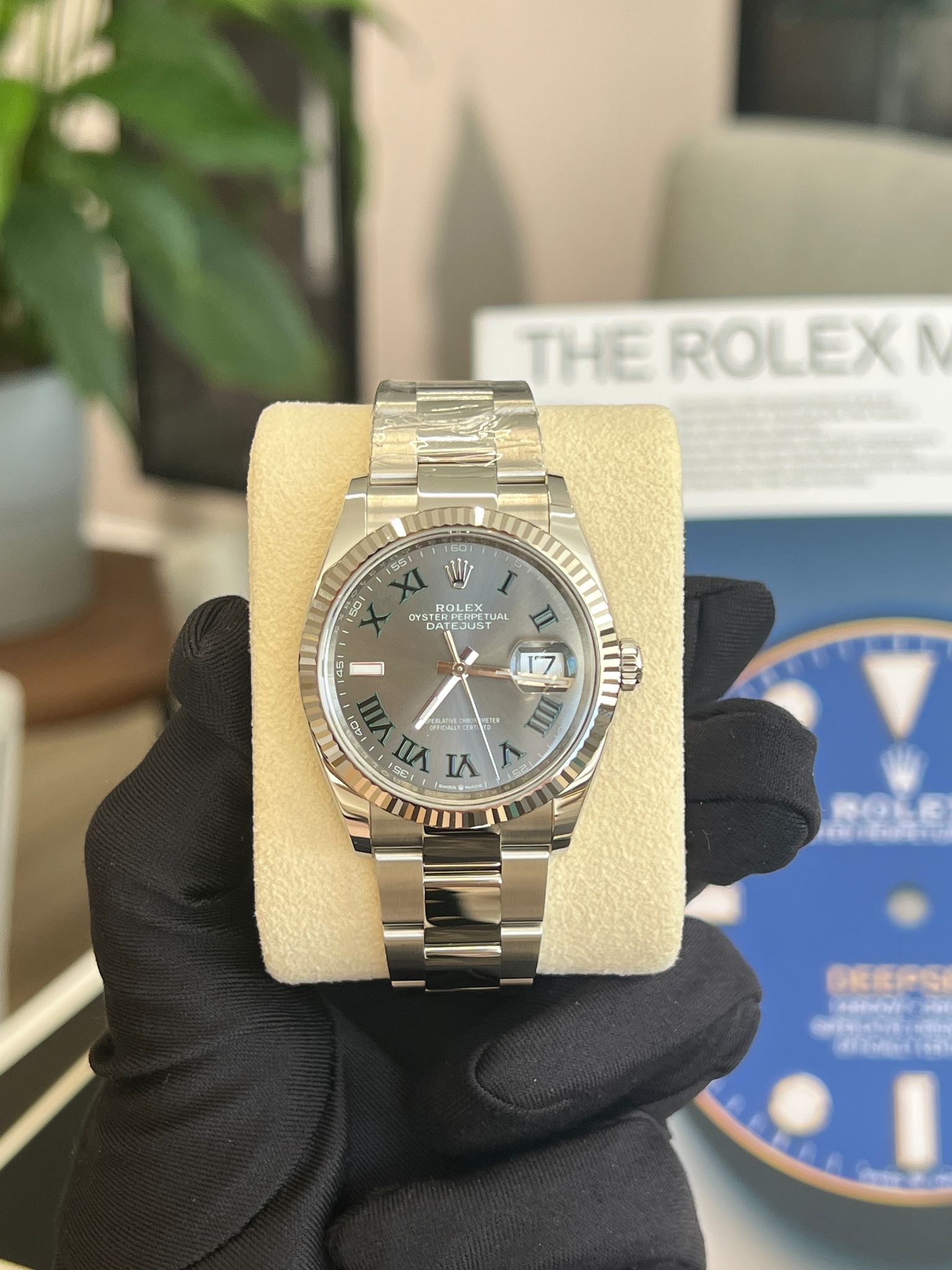 Rolex Datejust 36 126234 Wimbledon Oyster