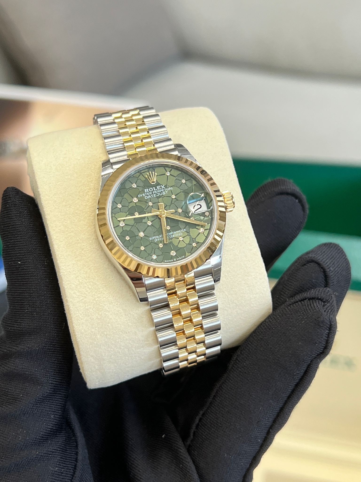 Rolex Datejust 31 278273 Green Floral Jubilee 2025