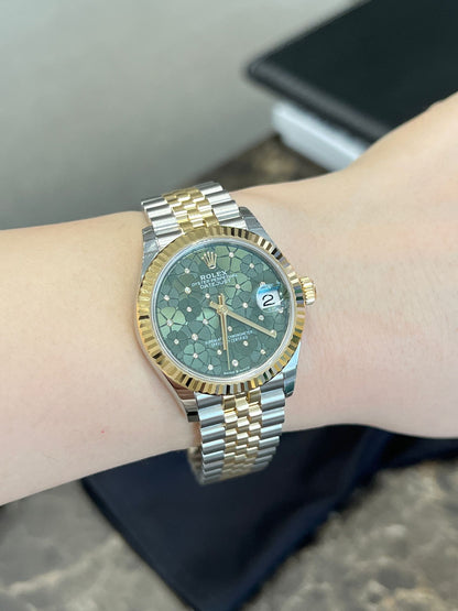 Rolex Datejust 31 278273 Green Floral Jubilee 2025