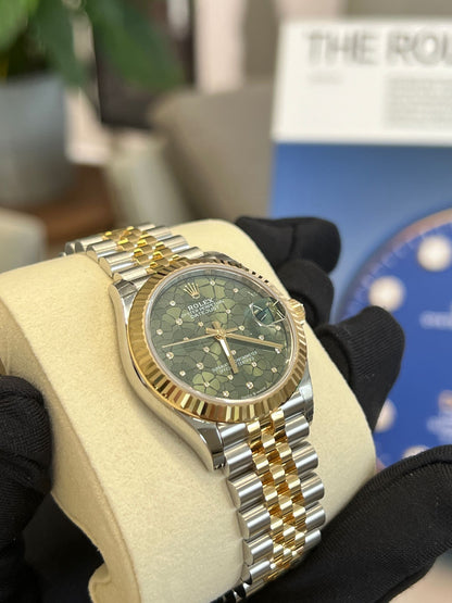 Rolex Datejust 31 278273 Green Floral Jubilee 2025