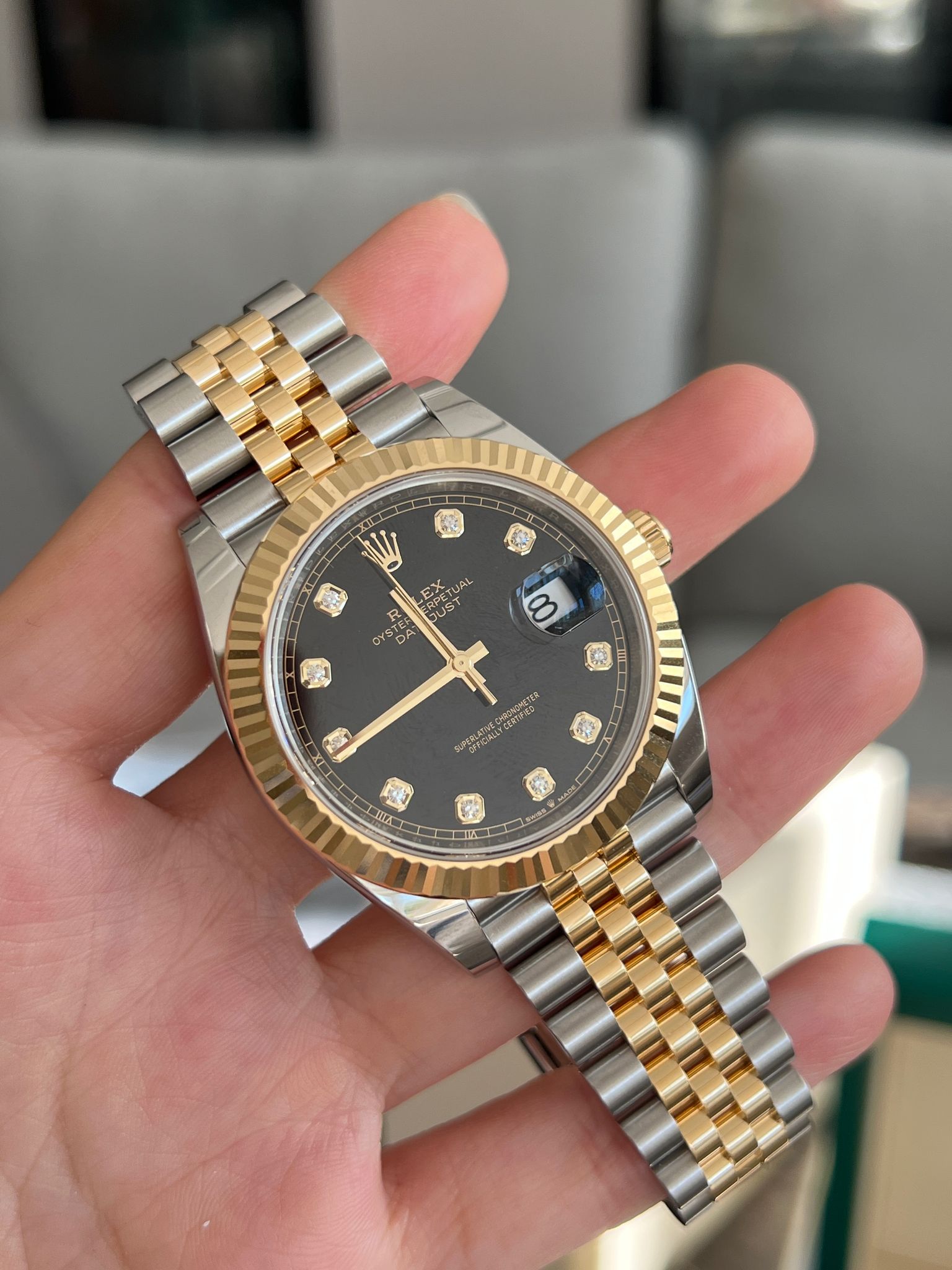 Rolex Datejust 41 126333G Black Jubilee 2024