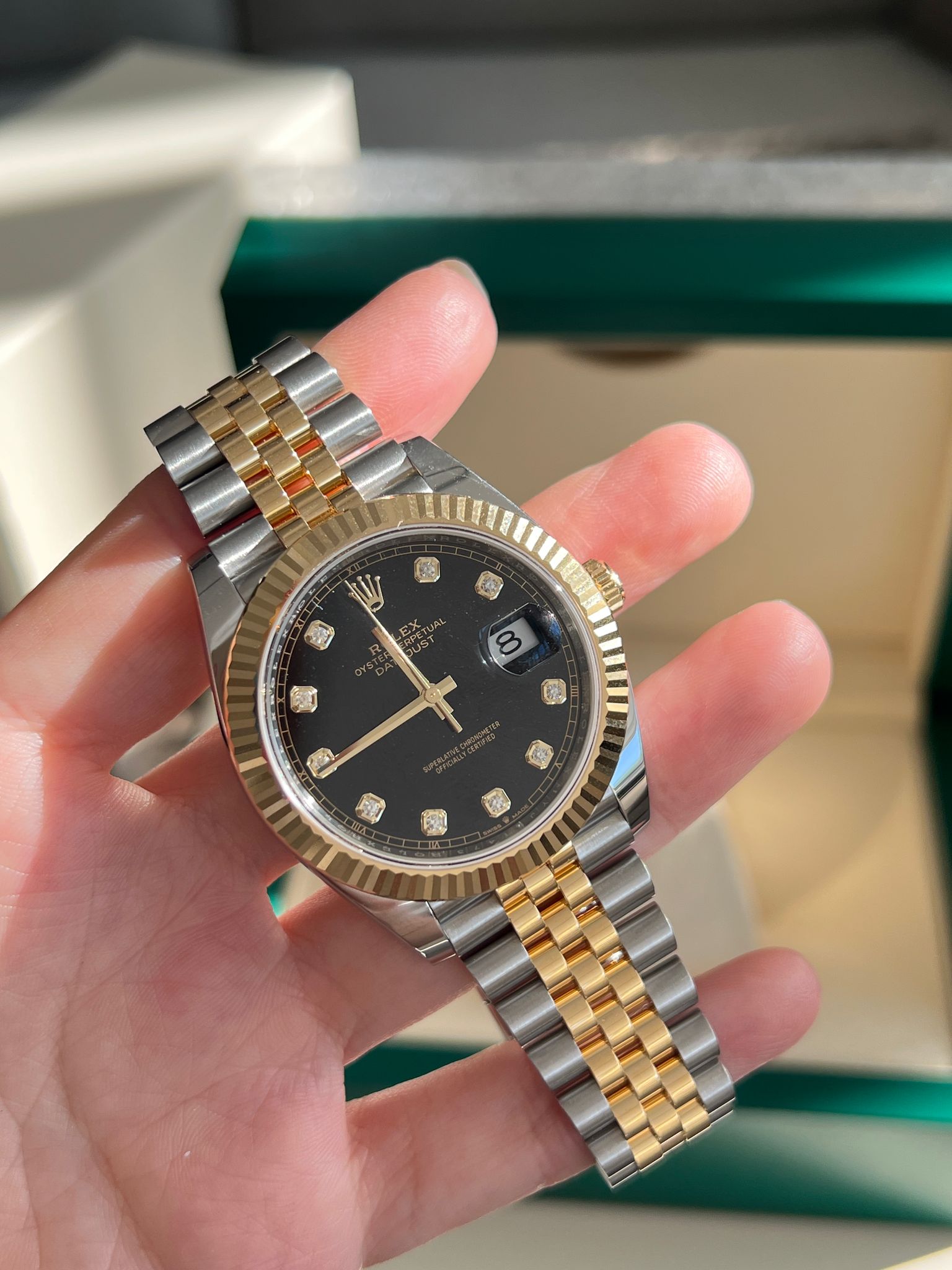 Rolex Datejust 41 126333G Black Jubilee 2025