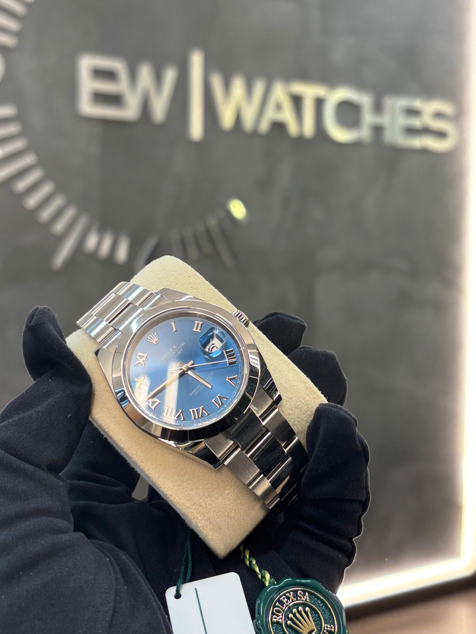Rolex Datejust 41 126300 Blue Roman Oyster