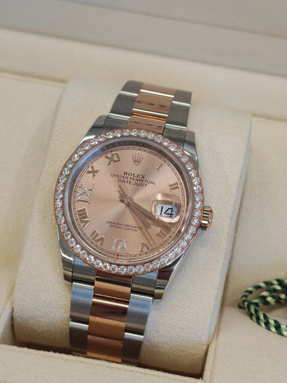 Rolex Datejust 36 126281RBR VIIX Pink Roman Dial Oyster 126281RBR-0016 2025