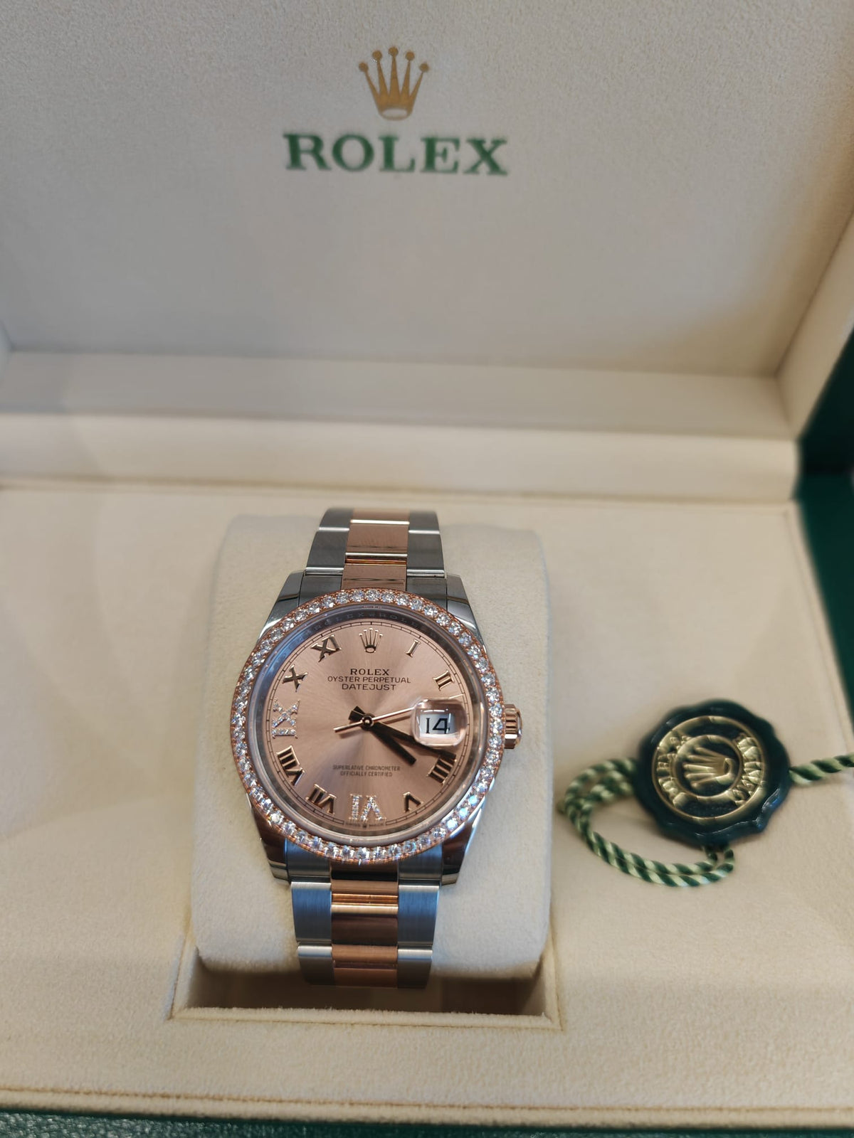 Rolex Datejust 36 126281RBR VIIX Pink Roman Dial Oyster 126281RBR-0016 2025