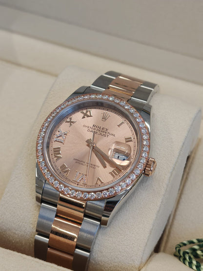 Rolex Datejust 36 126281RBR VIIX Pink Roman Dial Oyster 126281RBR-0016 2025
