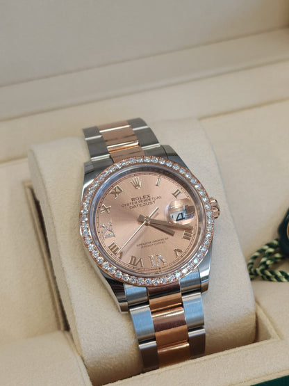 Rolex Datejust 36 126281RBR VIIX Pink Roman Dial Oyster 126281RBR-0016 2026