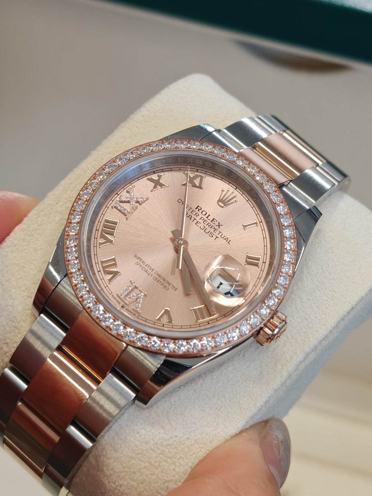 Rolex Datejust 36 126281RBR VIIX Pink Roman Dial Oyster 126281RBR-0016 2025