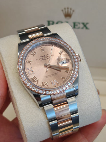 Rolex Datejust 36 126281RBR VIIX Pink Roman Dial Oyster 126281RBR-0016 2025