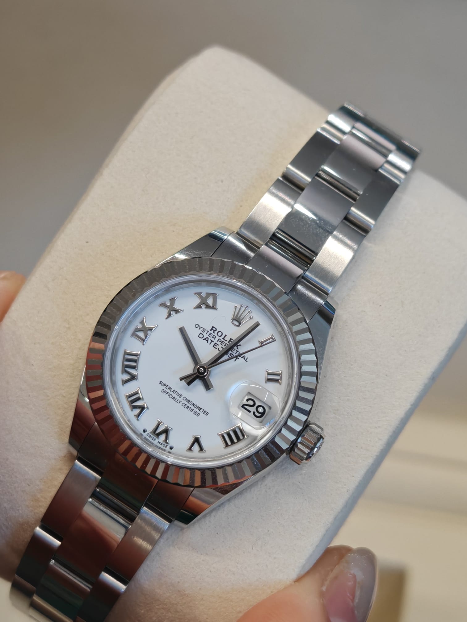 Rolex Lady-Datejust 279174 White Roman Oyster 2025