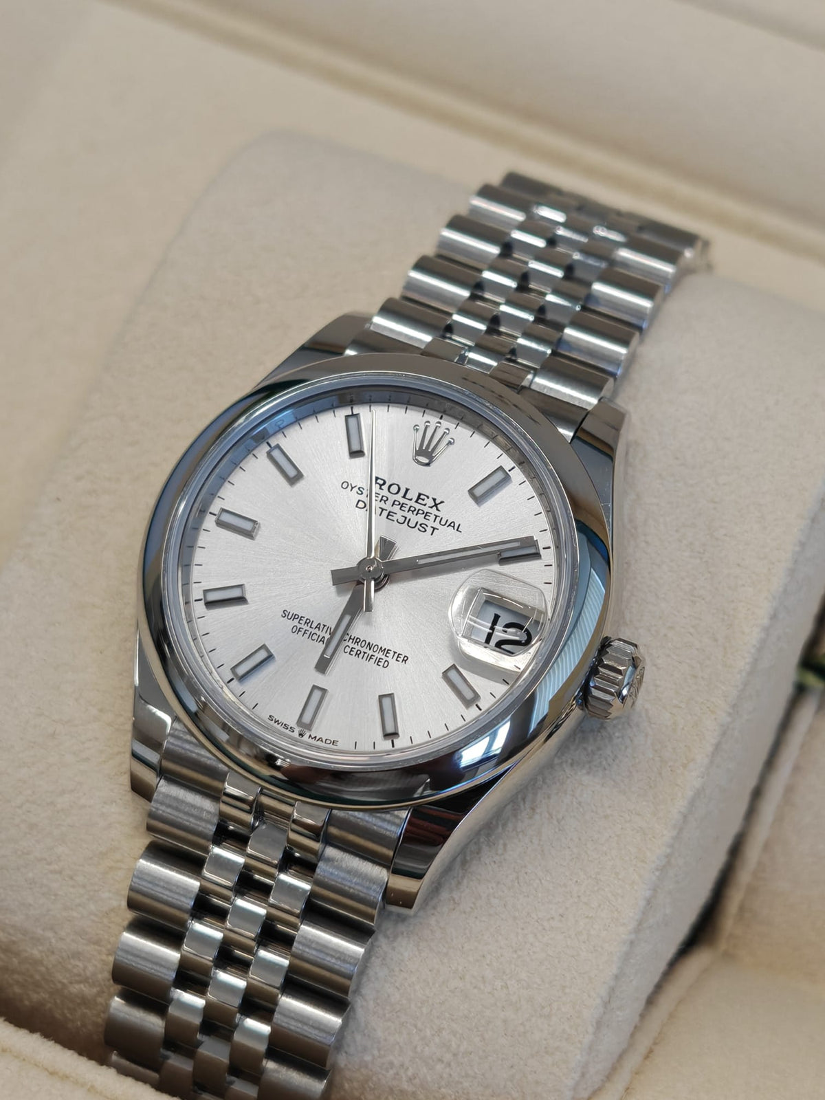Rolex Datejust 31 278240 Silver Index Jubilee 2026