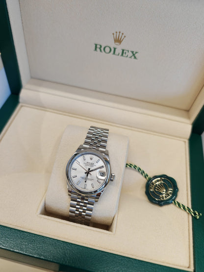 Rolex Datejust 31 278240 Silver Index Jubilee 2026