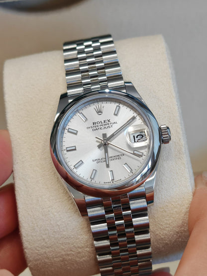 Rolex Datejust 31 278240 Silver Index Jubilee 2026