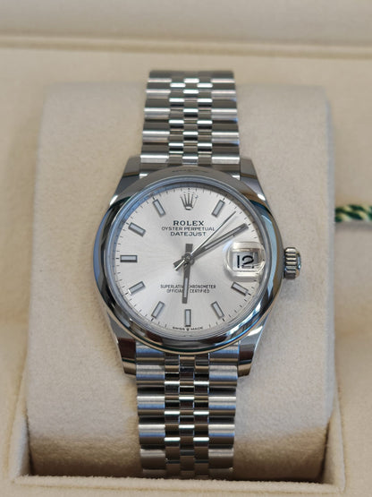 Rolex Datejust 31 278240 Silver Index Jubilee 2026