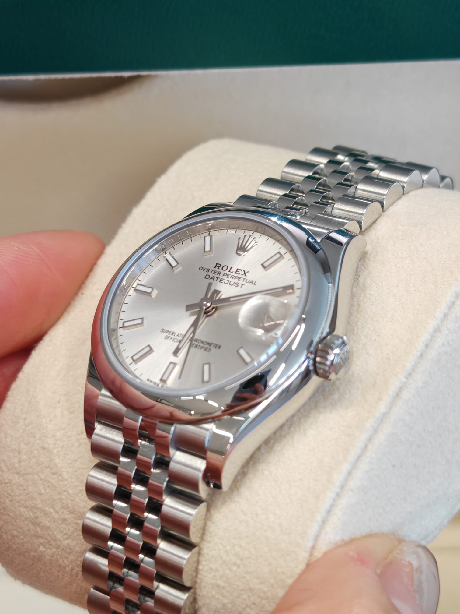 Rolex Datejust 31 278240 Silver Index Jubilee