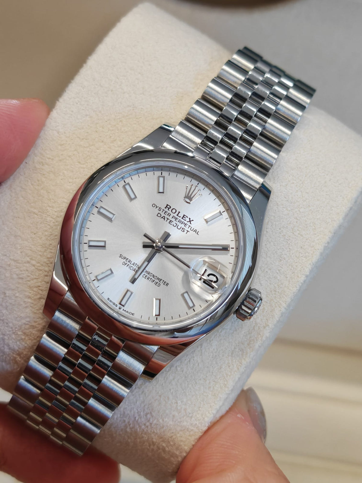 Rolex Datejust 31 278240 Silver Index Jubilee 2026