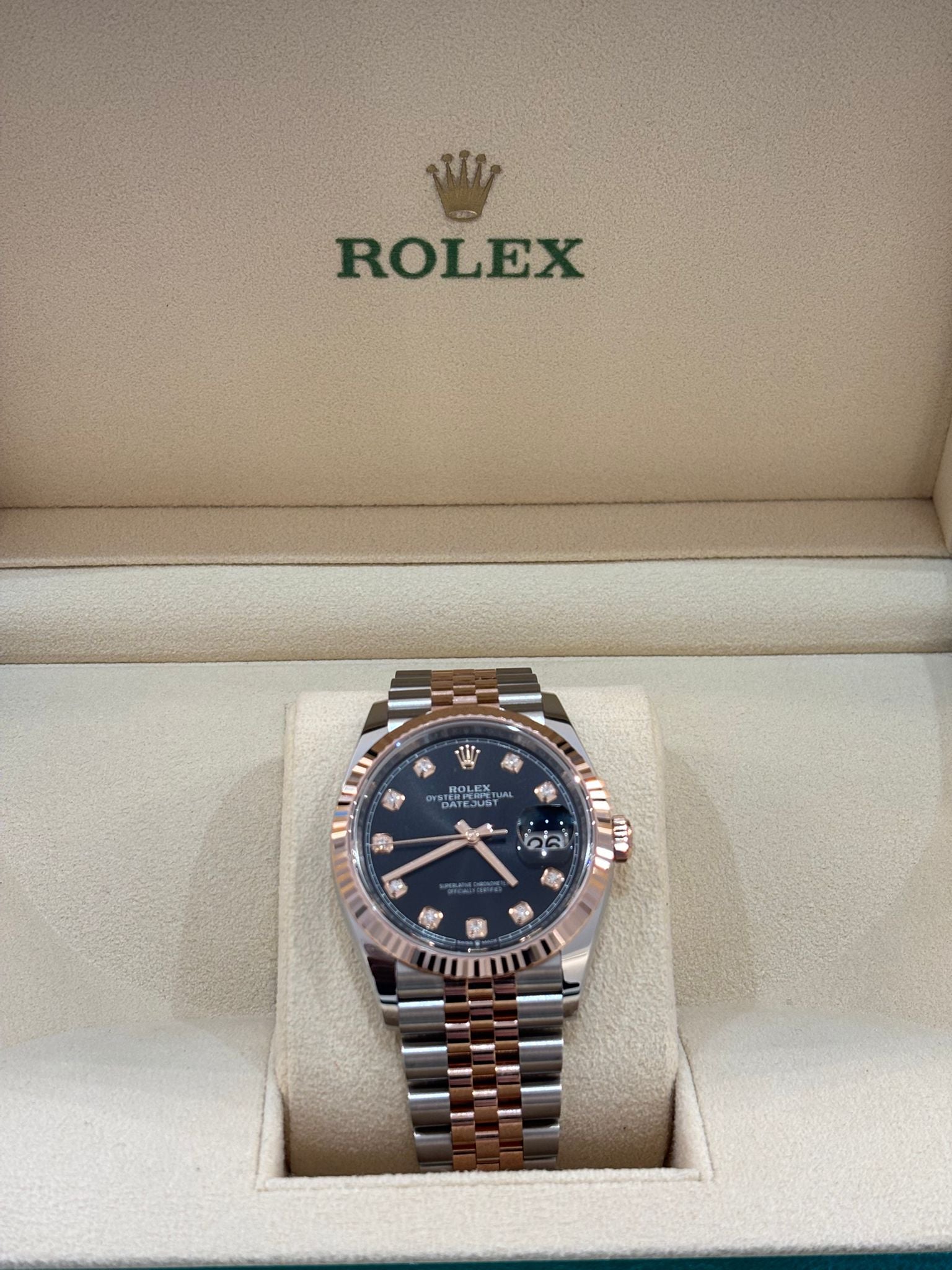 Rolex Datejust 36 126231G Black Jubilee 2025