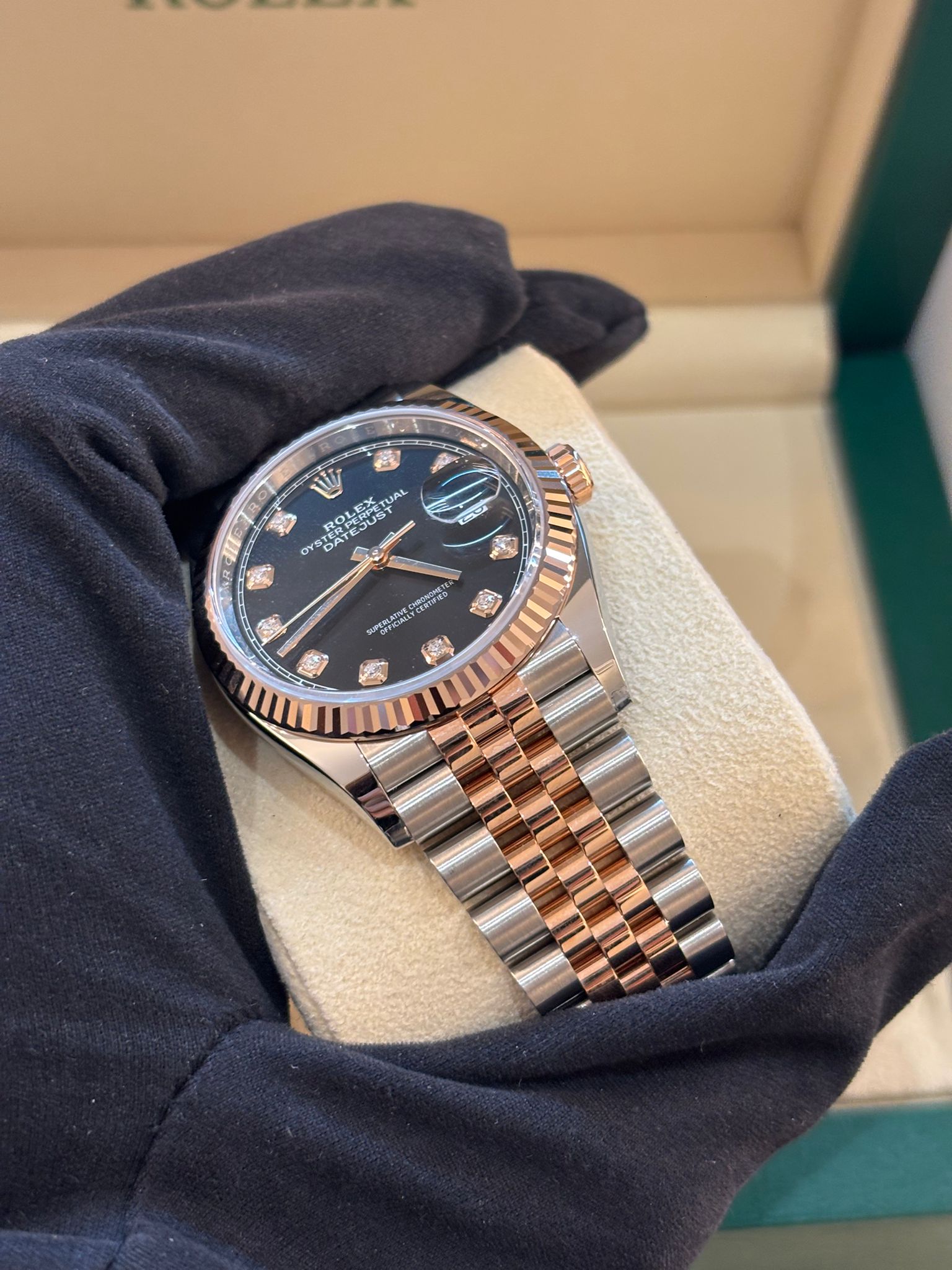 Rolex Datejust 36 126231G Black Jubilee 2025