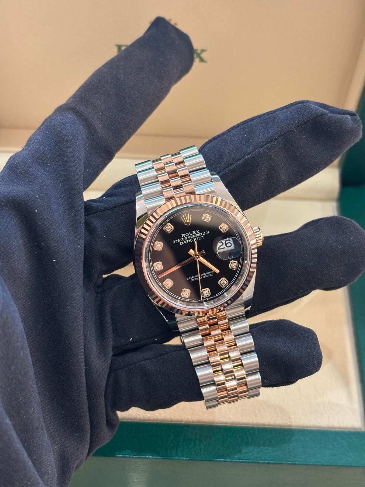 Rolex Datejust 36 126231G Black Jubilee 2023