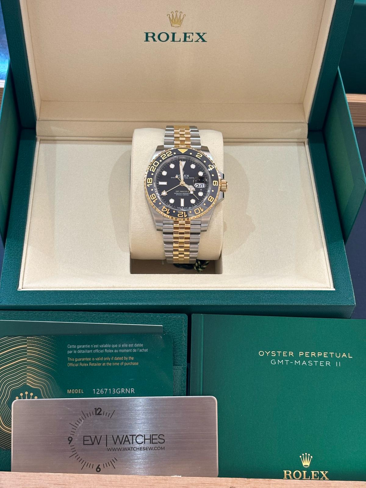 Rolex GMT-Master II 40MM 126713GRNR Jubilee 2026 – EW Watches