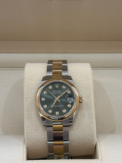Rolex Datejust 31 278243G Green Oyster 2025