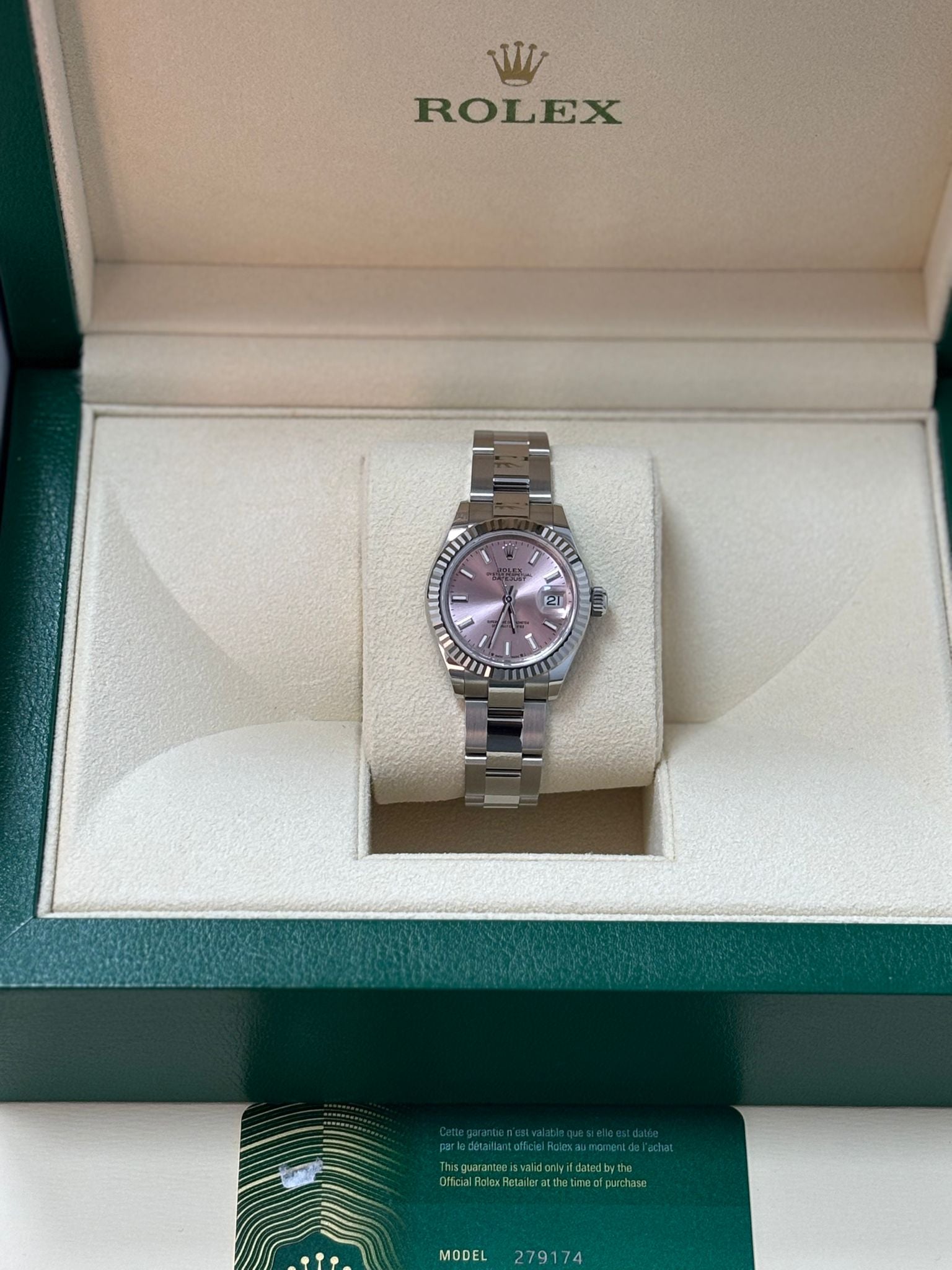 Rolex Lady-Datejust 279174 Pink Index Oyster 2024