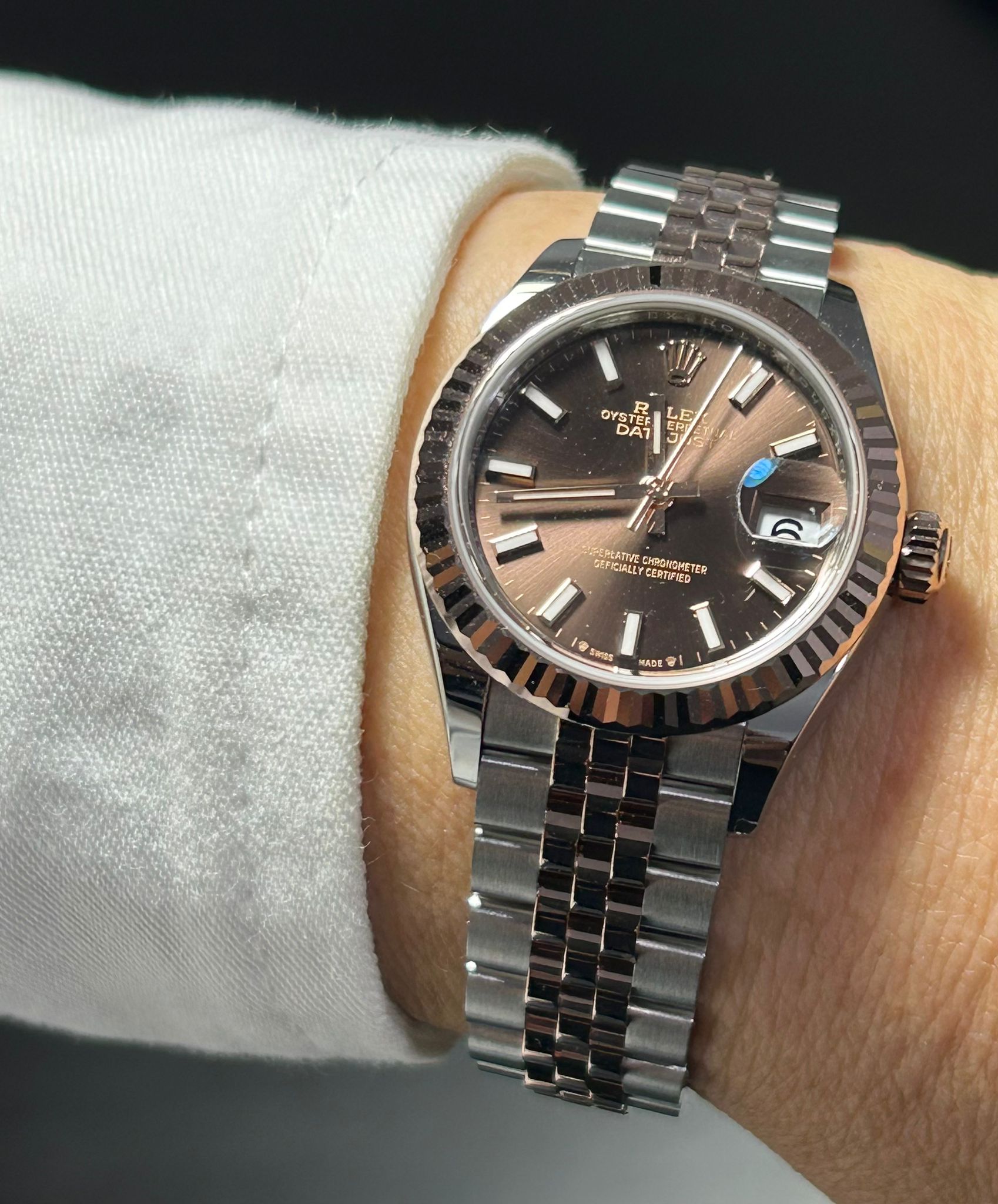 Rolex Lady-Datejust 279171 Choc Index Jubilee 2025