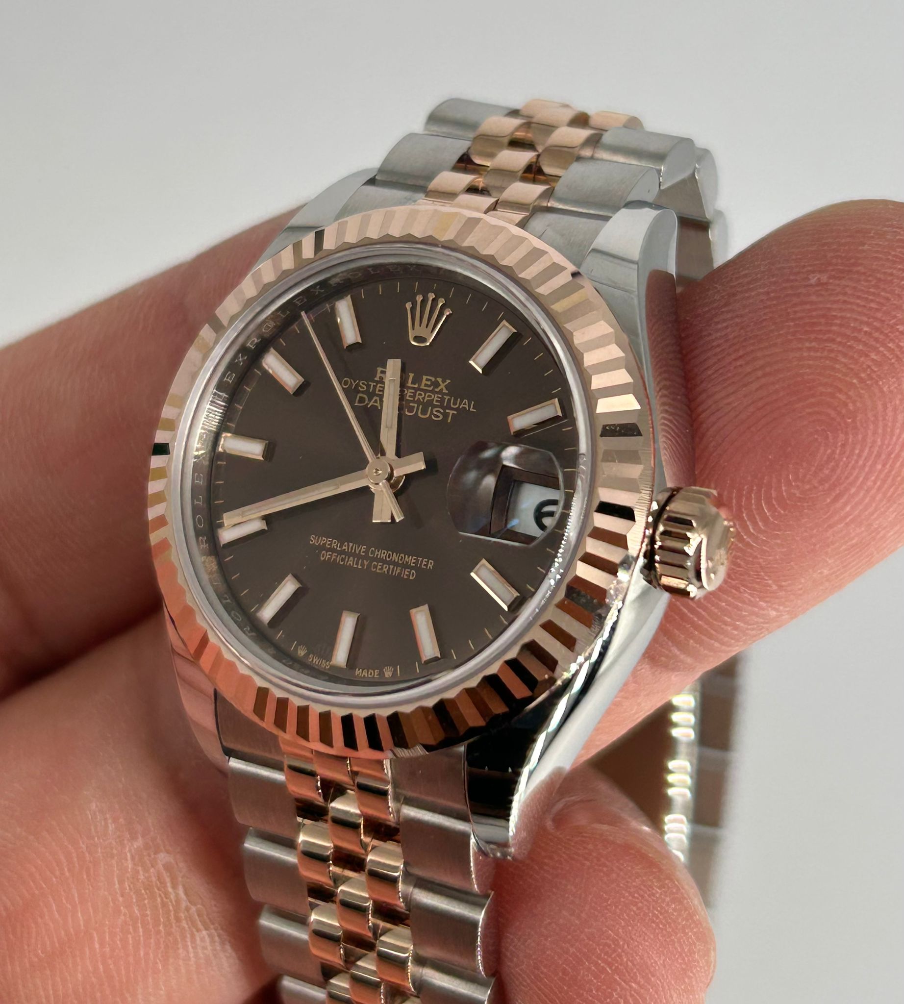 Rolex Lady-Datejust 279171 Choc Index Jubilee 2025
