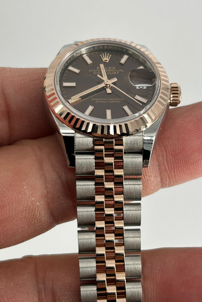 Rolex Lady-Datejust 279171 Choc Index Jubilee 2025