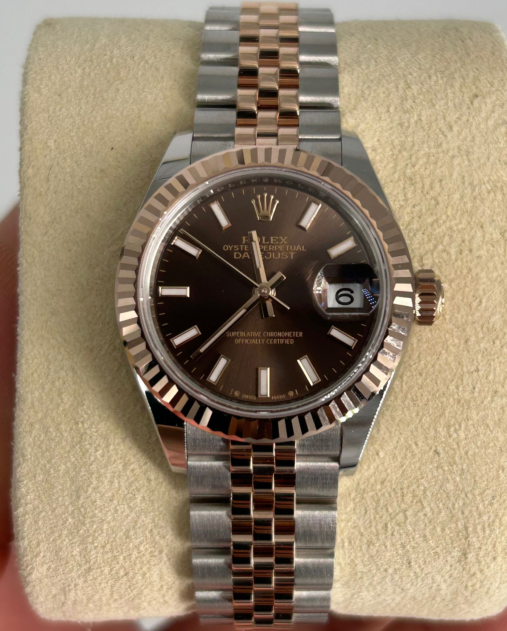 Rolex Lady-Datejust 279171 Choc Index Jubilee 2025