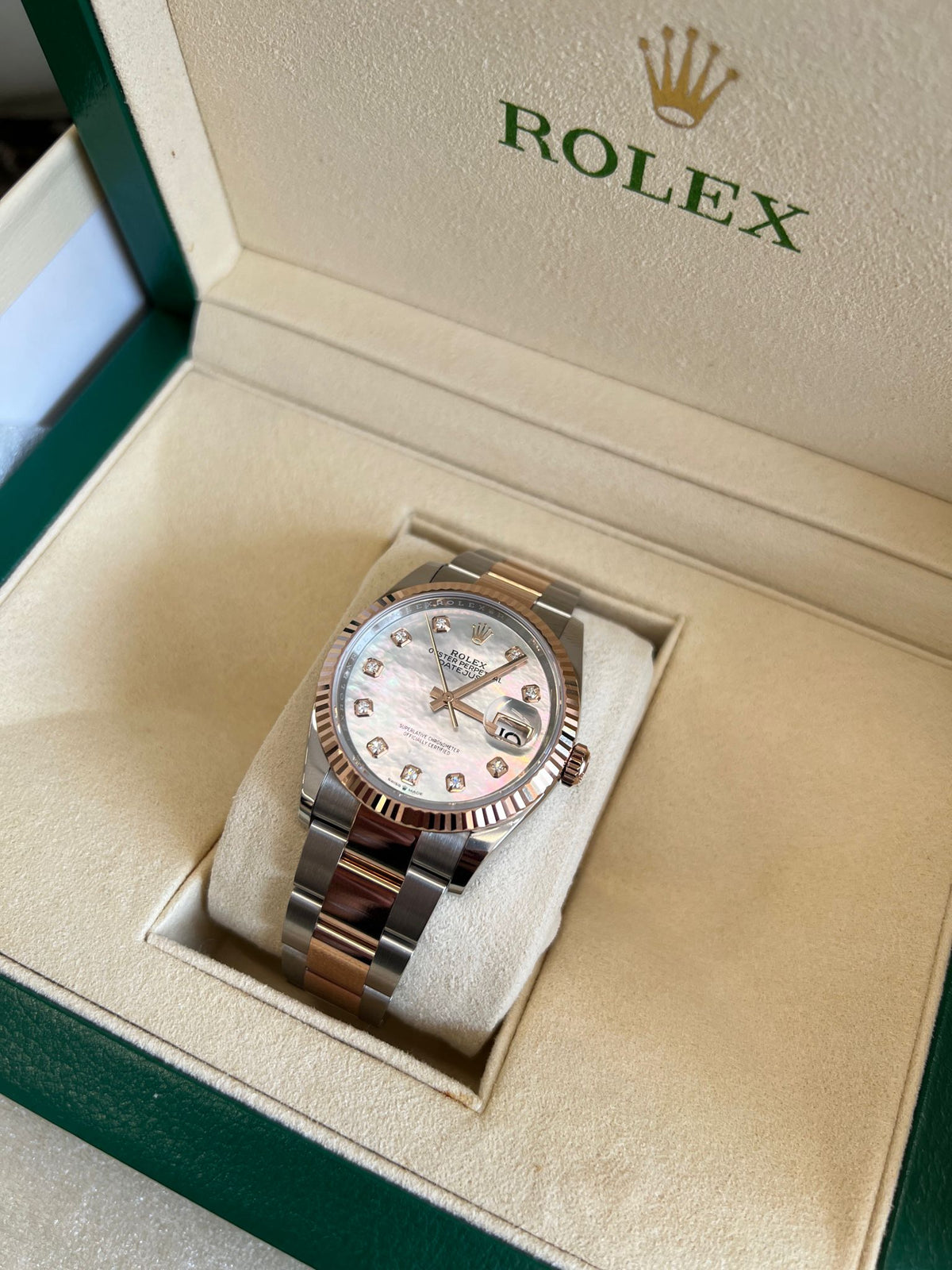 Rolex Datejust 36 126231NG White Oyster 2026