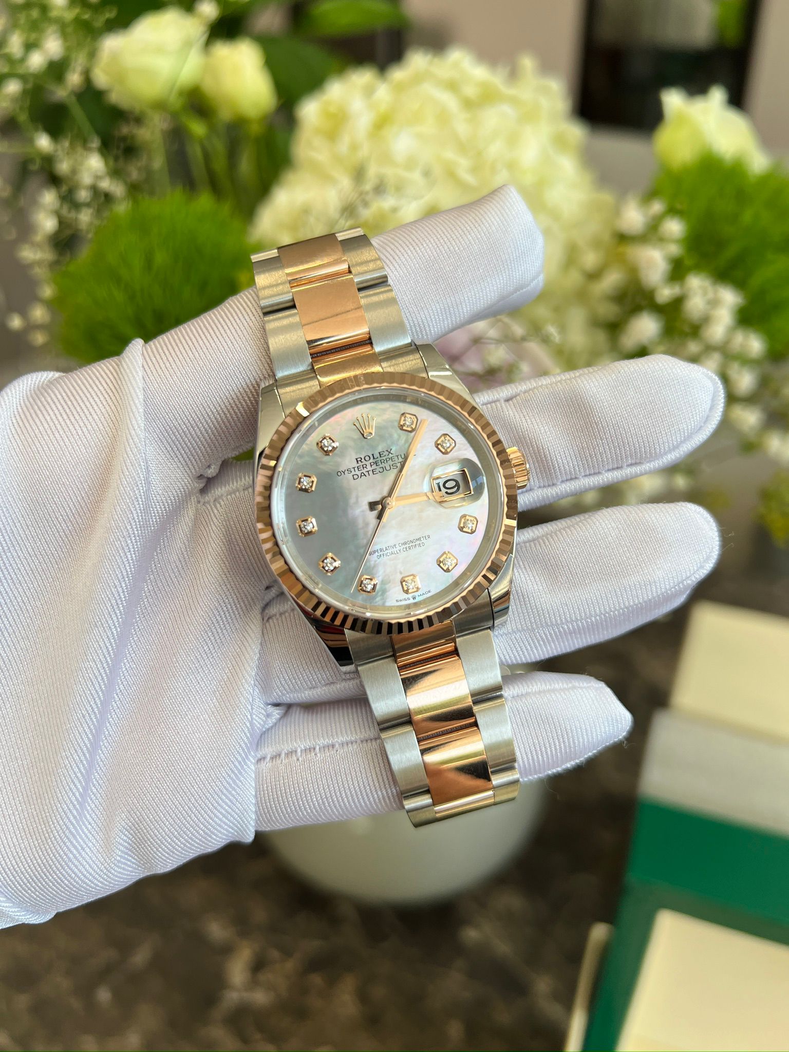Rolex Datejust 36 126231Ng White Oyster 2025