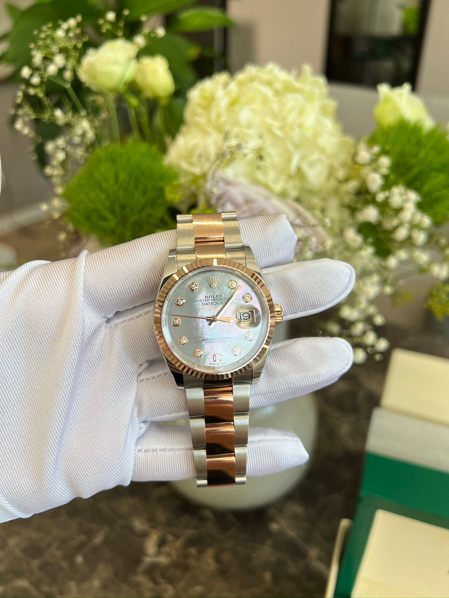 Rolex Datejust 36 126231Ng White Oyster 2025