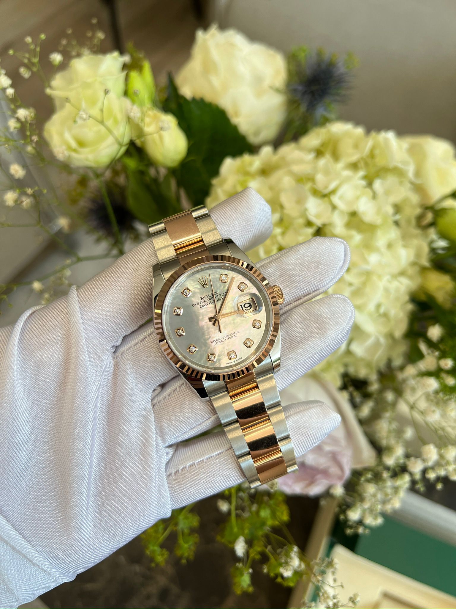 Rolex Datejust 36 126231Ng White Oyster 2025