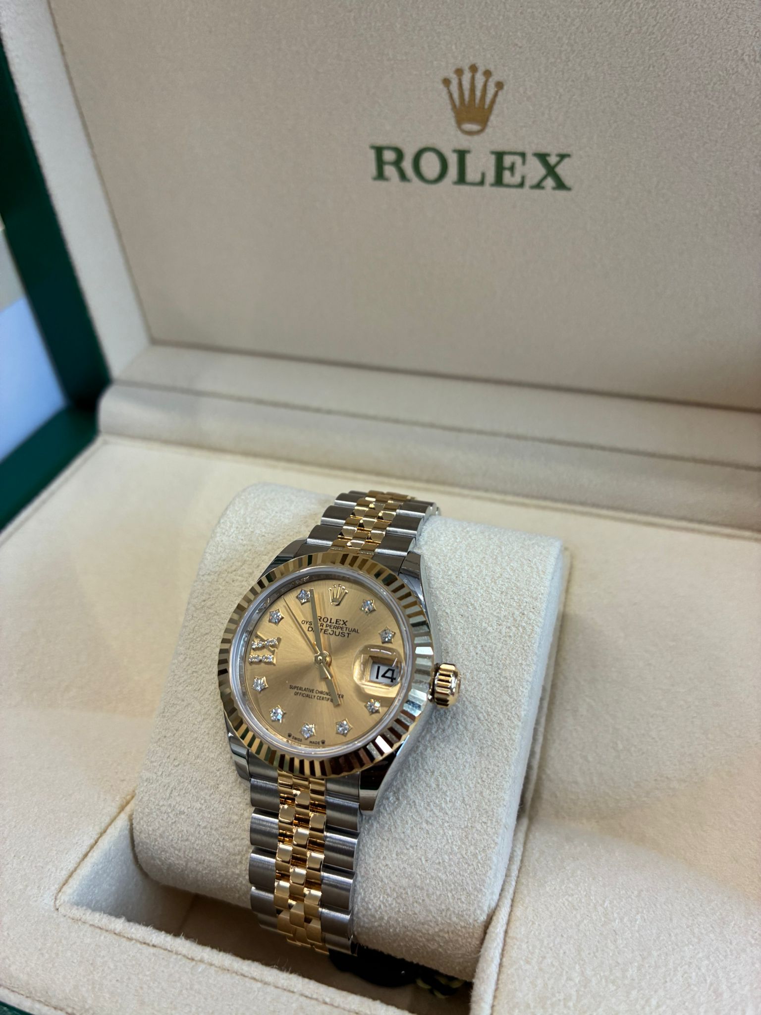 Rolex Lady-Datejust 279173G Champ Star Jubilee 2025
