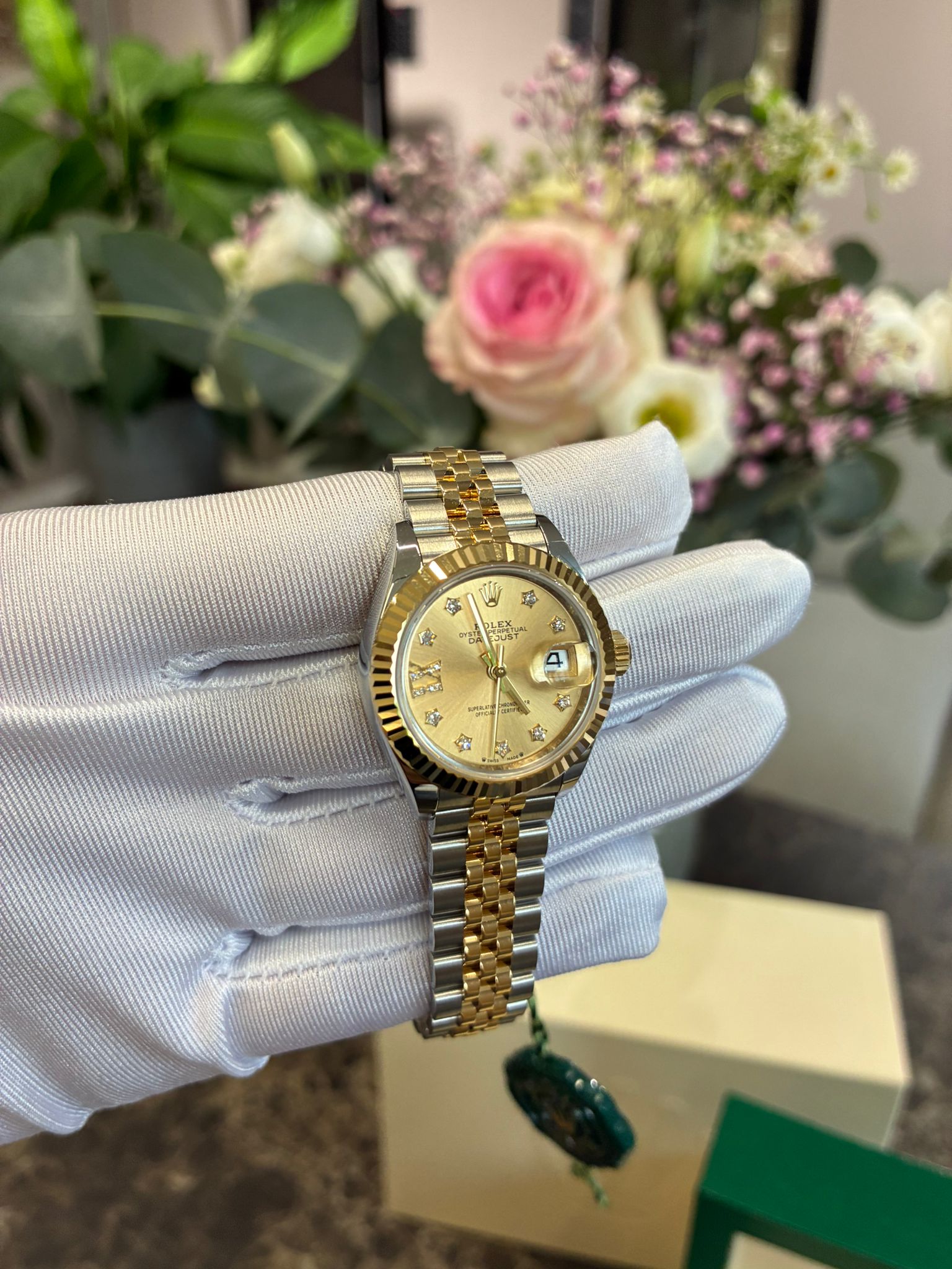 Rolex Lady-Datejust 279173G Champ Star Jubilee 2025