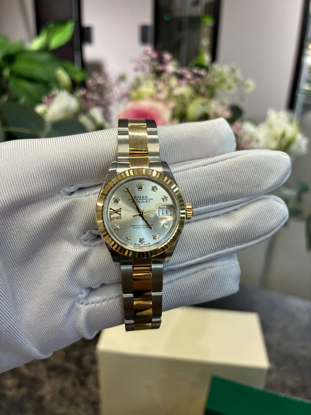 Rolex Lady-Datejust 279173G Silver Star Oyster 2026