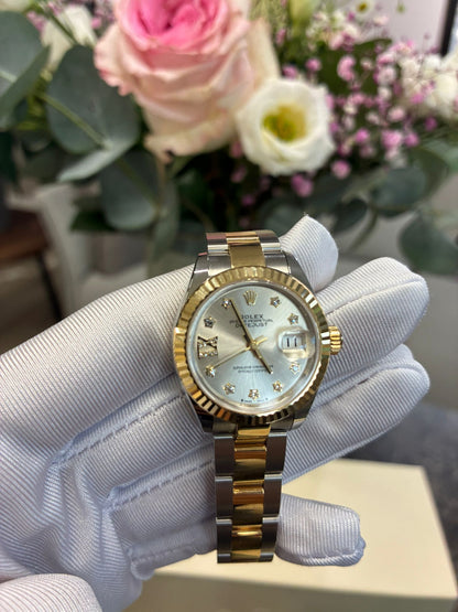 Rolex Lady-Datejust 279173G Silver Star Oyster 2025